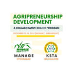 Agripreneurship Development Online Program: December 12 to 14, 2022